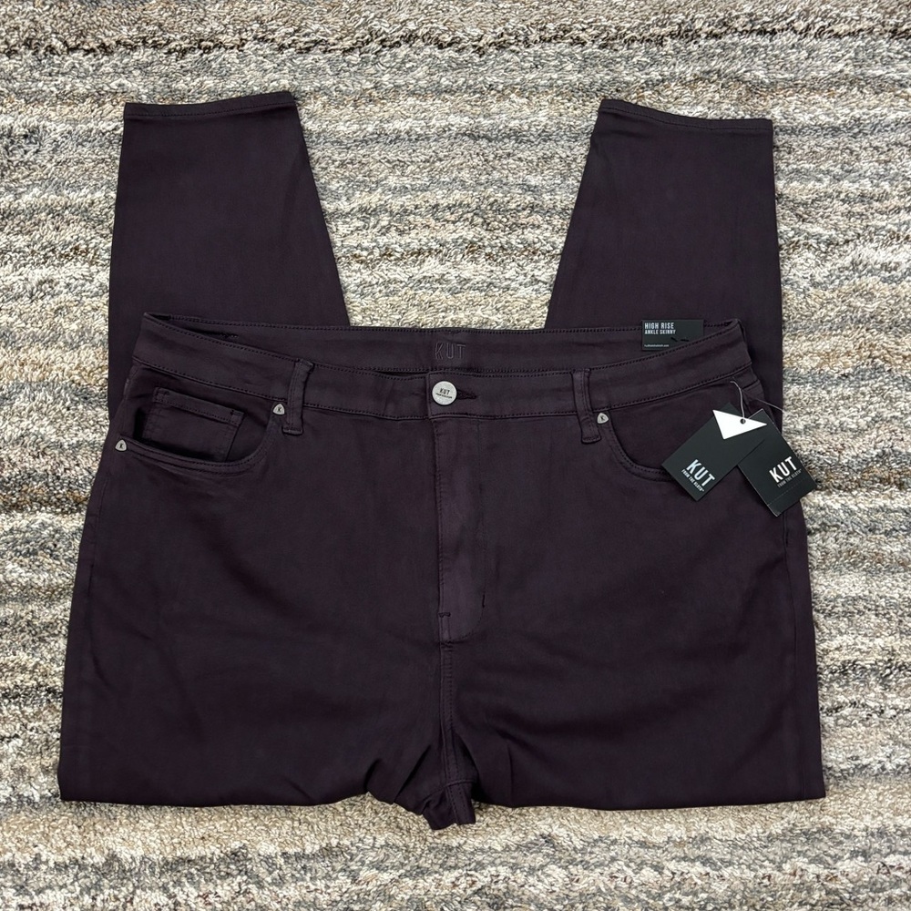 KUT From The Kloth High Rise Ankle Skinny Jeans Sz 20W NWT | KUT Skinny Jeans -